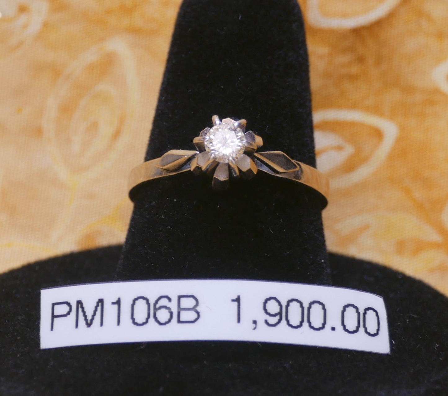 .5 Carat 18K White Gold Engagement Ring