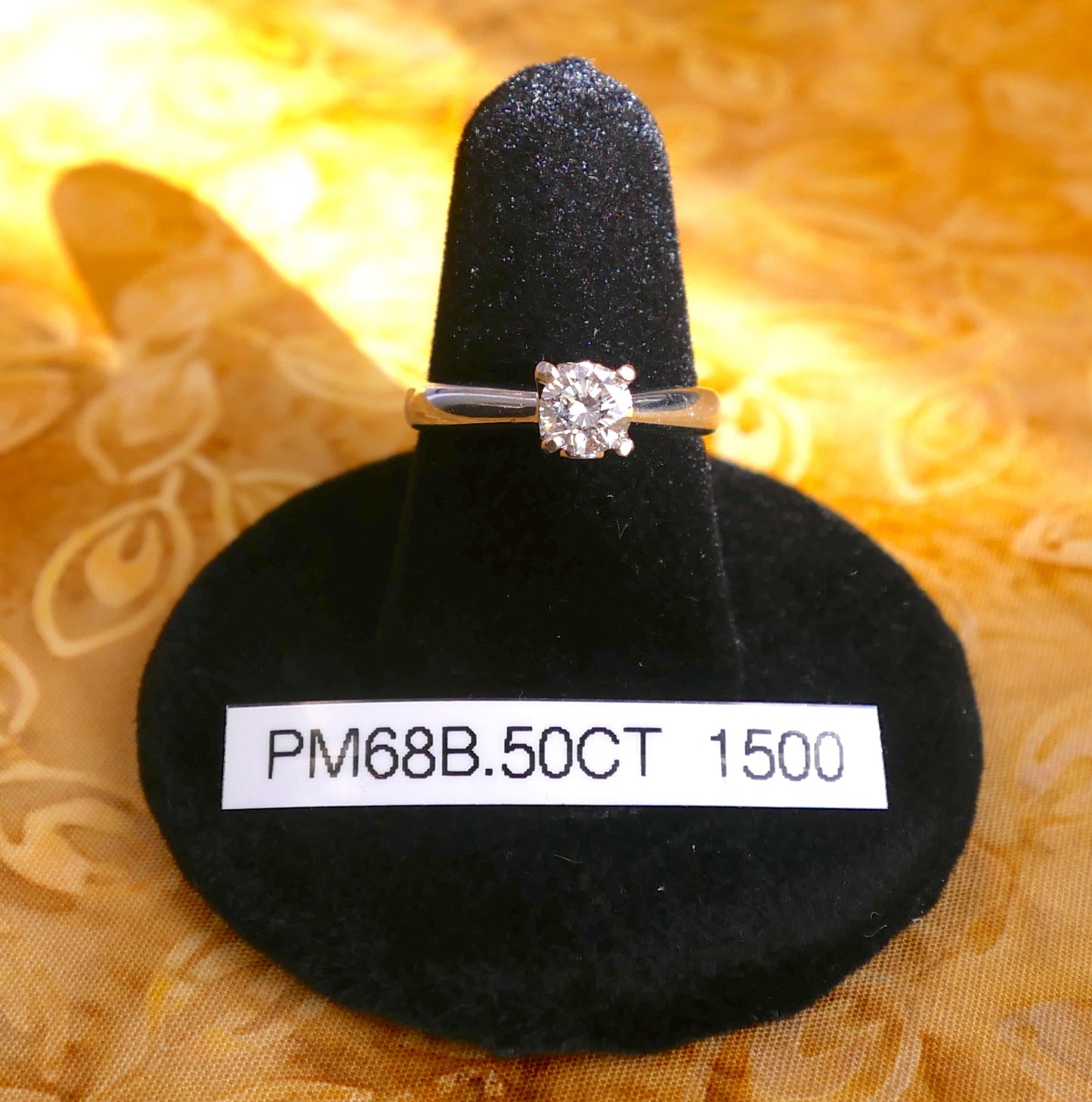 .5 Carat Diamond Ring with 14K White Gold Band