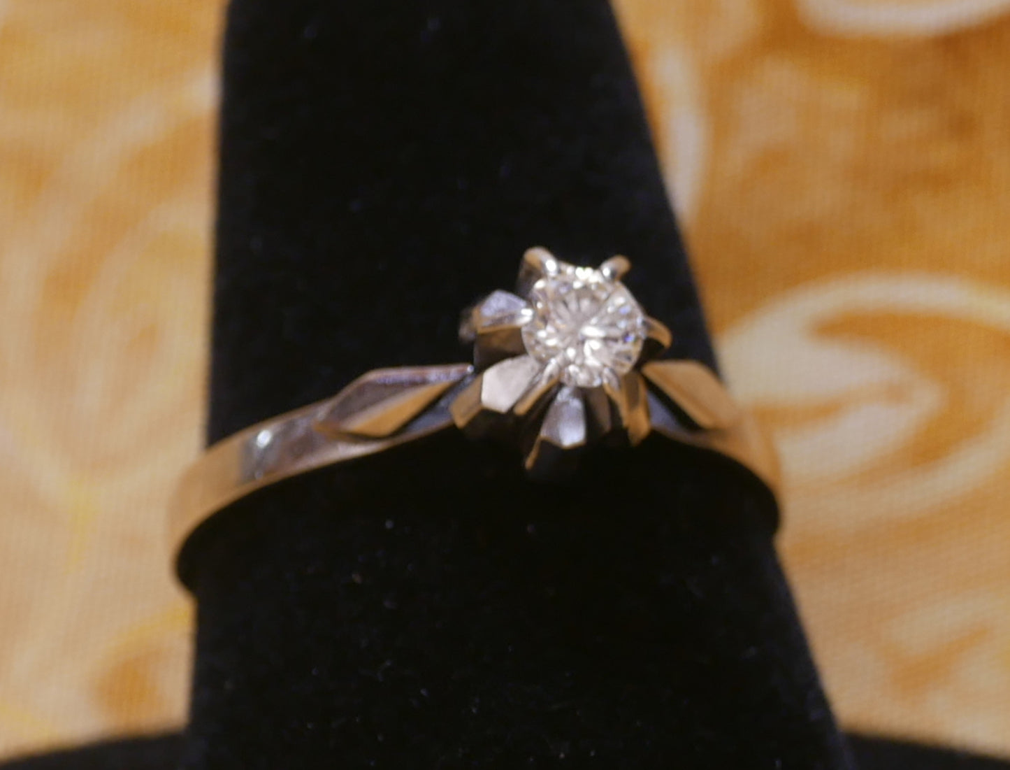 .5 Carat 18K White Gold Engagement Ring